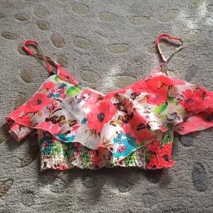 Floral crop top